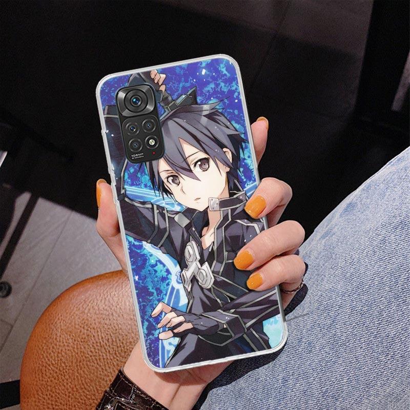 Sword Art Online Anime Handyhülle für Handyhülle für Xiaomi Redmi Note 15 14 14S 13 Pro Plus 12 12S 11S 11E 10S 10 11T 5G Einzigartig