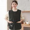 Waterproof Vest Apron Coffee Shop Cooking Aprons Oilproof Bbq Aprons With Big Pocket Kitchen Waiter Workwear Apron