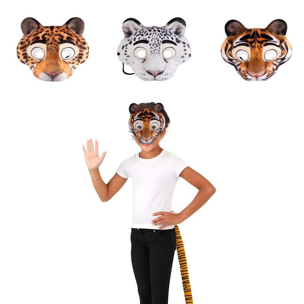 Halloween Eva Cartoon Tiermasken für Kostümparty und Cosplay