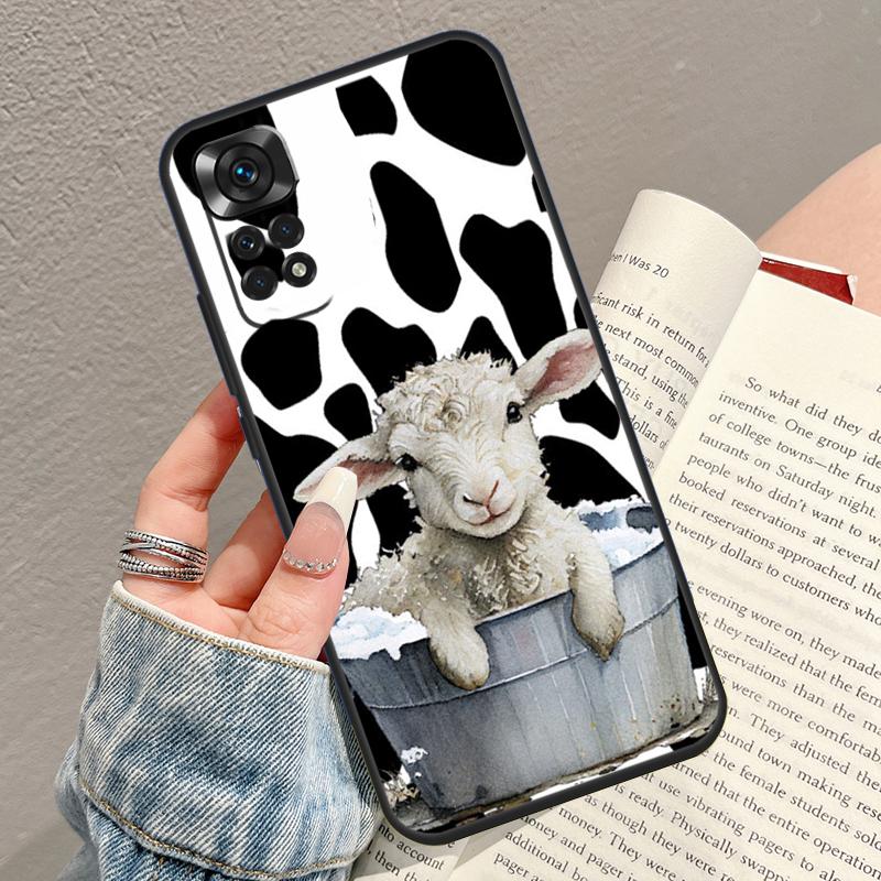 

Western Highland Cow Sunflower Phone Case For Xiaomi Redmi Note 14 12 11 9 10 13 15 Pro Plus 12C 10C 13C 14C 15C Cover Redmi Note 15 5G