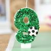 Football Cake Candles Decoration Soccer Ball Birthday Party Supplies for Kids Toy Gifts Home Decoration Anniversary Cake Candle