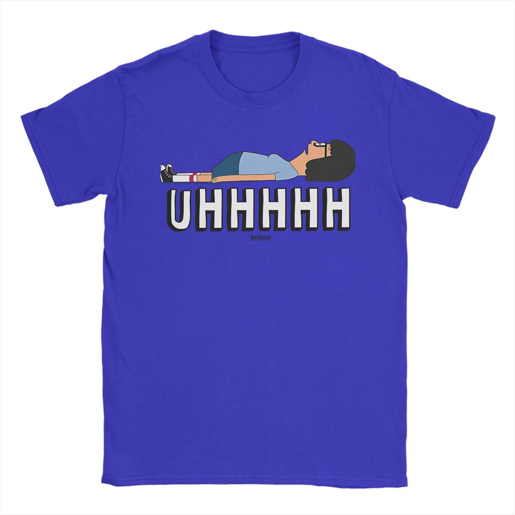 Bobs Burgers Uhhh Tina Lying On Floor Accessories Unisex T Shirts Pure Cotton Tee Printed  T-shirt Clothes