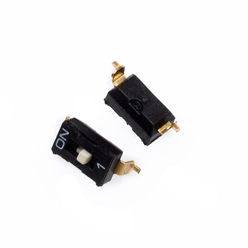 2.54MM Gold-Plated Pins SMD Coded DIP Switch (KM-01 to KM-08P)