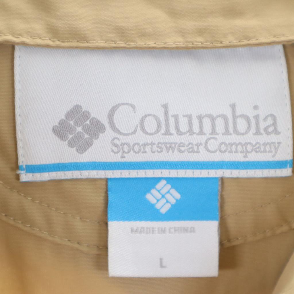 Columbia PL3166 Withabona Pass Jacket L Beige Nylon Jacket Hoodie Outdoor Women Used