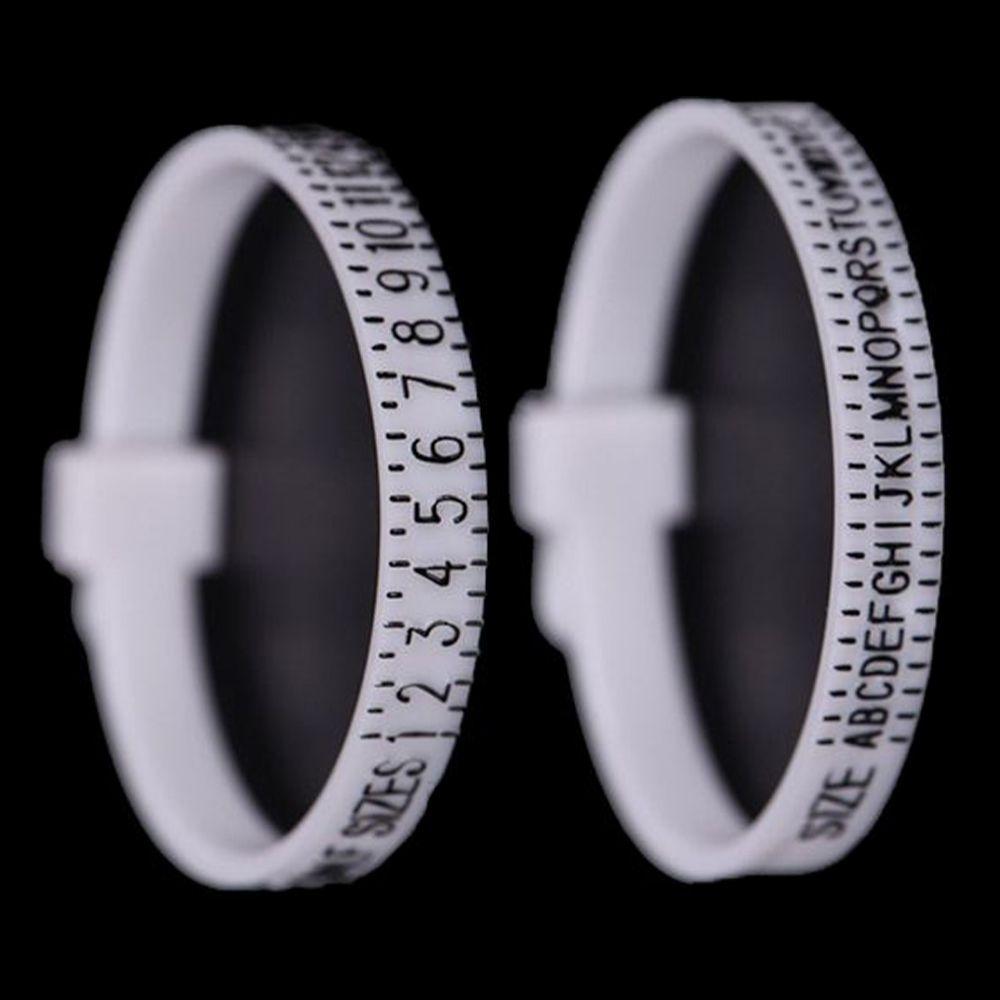 

2Pcs Men and Womens Sizes A-Z UK/US Genuine Tester Finger Gauge Wedding Ring Band Ring Sizer Measure