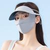 MEET SUNNY Summer UV Protection Ice Silk Face Visor