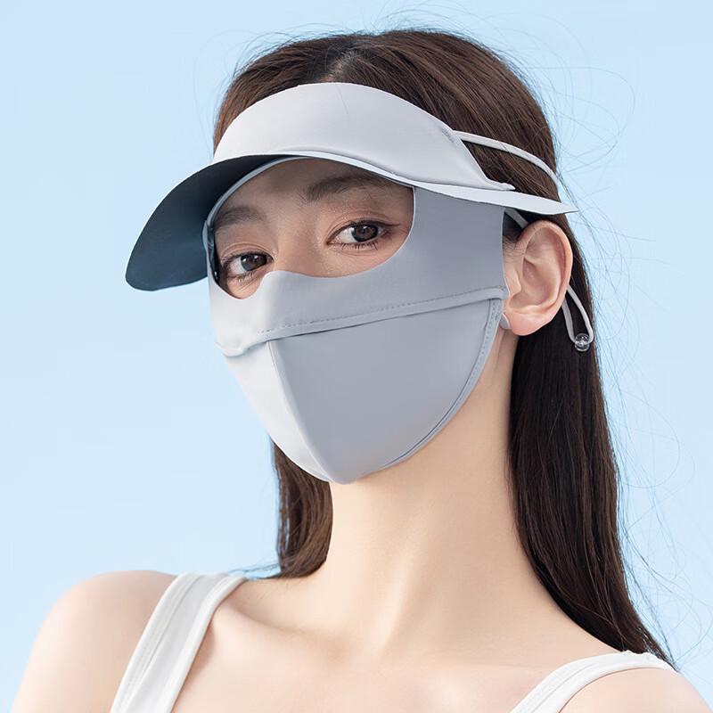 MEET SUNNY Summer UV Protection Ice Silk Face Visor