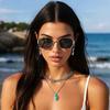 New Fashion Vintage Sunglasses Women Men Designer Retro Metal Rectangle Sun Glasses Female Male Popular Black Eyewear