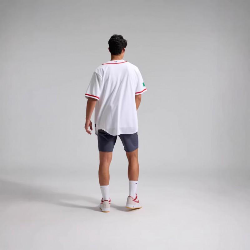 Mens Embroidered Baseball T-Shirt 2026 WBC Mexico Team Short Sleeve Sportswear Casual Loose Fit