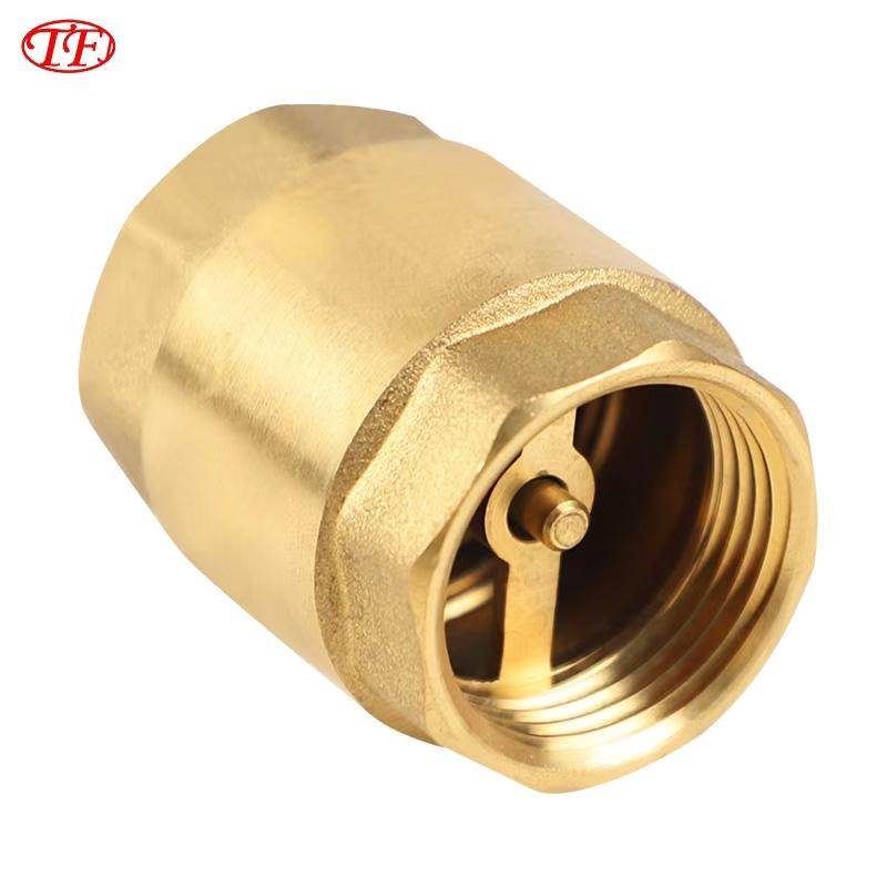 TF DN25 PN16 Household Plumbing Brass Threaded Soft Seal Non Return Check Valve