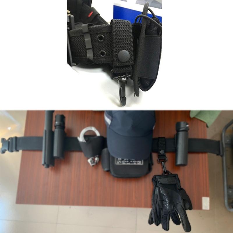 Belt Clip Webbing Buckle Strap Belt for Key Rings Keychain Hook Backpacking Camp