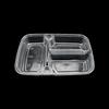 WEISHENG Disposable 3-Compartment Takeaway Meal Box Liner