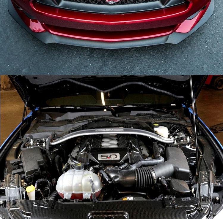 Dry Carbon Engine Cover Hood for 2015-2017 Ford Mustang 5.0