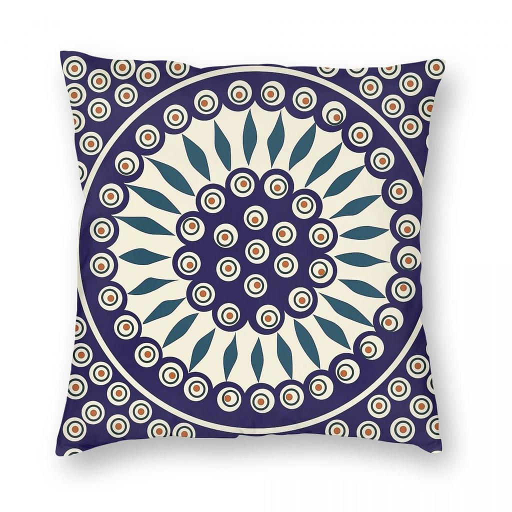 Bolesawiec Ceramics Polish Pottery Pillowcase Polyester Linen Velvet Creative Zip Decor Room Cushion Case