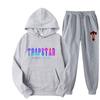 2023 New Letter Printing Men's and Women's Multi-color Warm Two-piece Set Loose Hoodie + Pants Jogging Set
