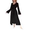 European & American Women's Thin Pajamas Set: Sexy Lace Camisole Robe Nightgown