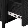 Floating Nightstand 2 Pcs Black Oak Effect