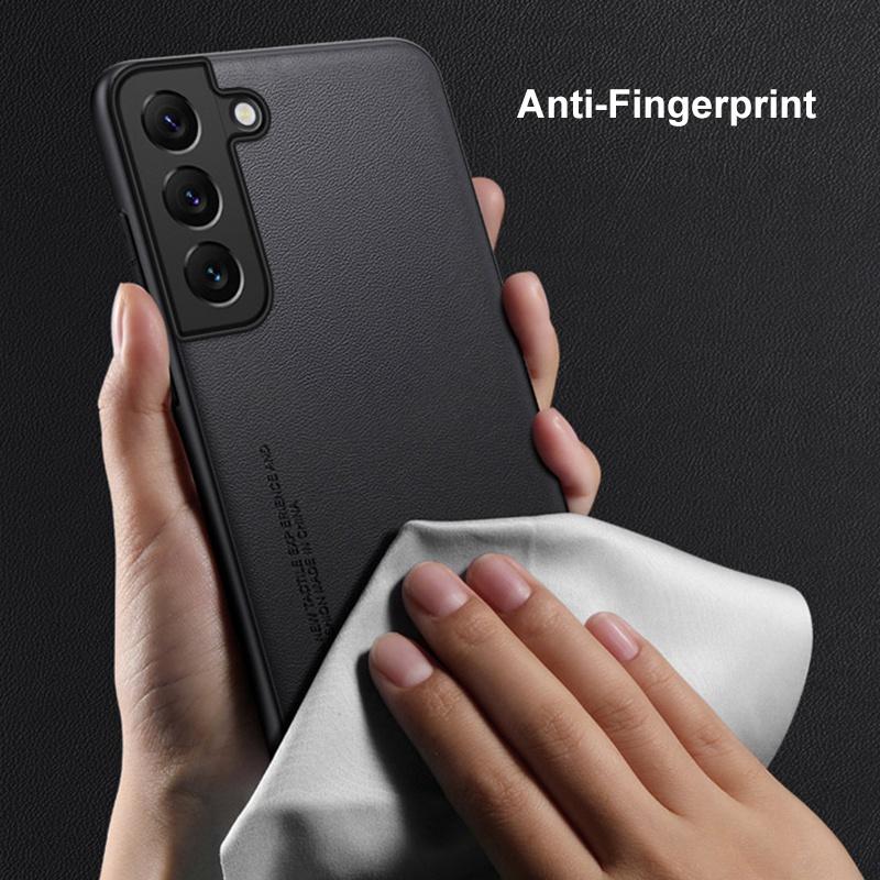 Luxury PU Leather Case For Samsung Galaxy S22 Plus Back Cover Silicone Shockproof Protection Phone Case For Samsung S22 Ultra 5G