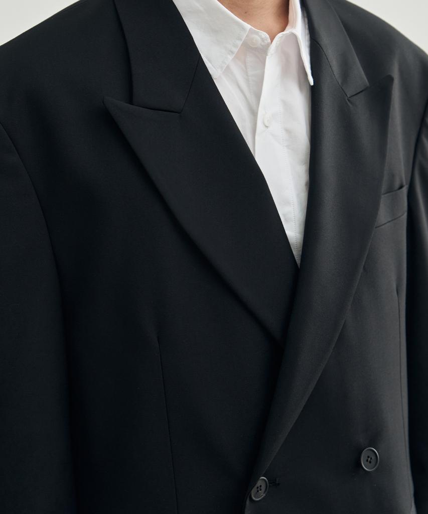 Rotember Double-Breasted Blazer [Black]