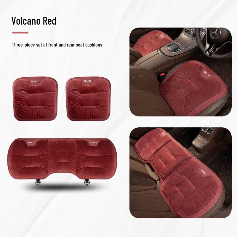 Winter Flannel Seat Cushion for BYD: Han EV, Qin L, Song L, Seal, Seagull, Yuan Plus, Tang DM