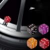 4Pcs/Lot Aluminum Alloy Car-styling AUTO Dice Dust Valve Caps Car Motorcycles Electric Cars Tire Valve Dust Cap