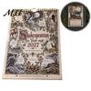 Collectible Illustration Wall Art 2027 Calendar, Vintage Illustrated Hanging Calendar with 12 Plays Through, Romance Academic Year Planning