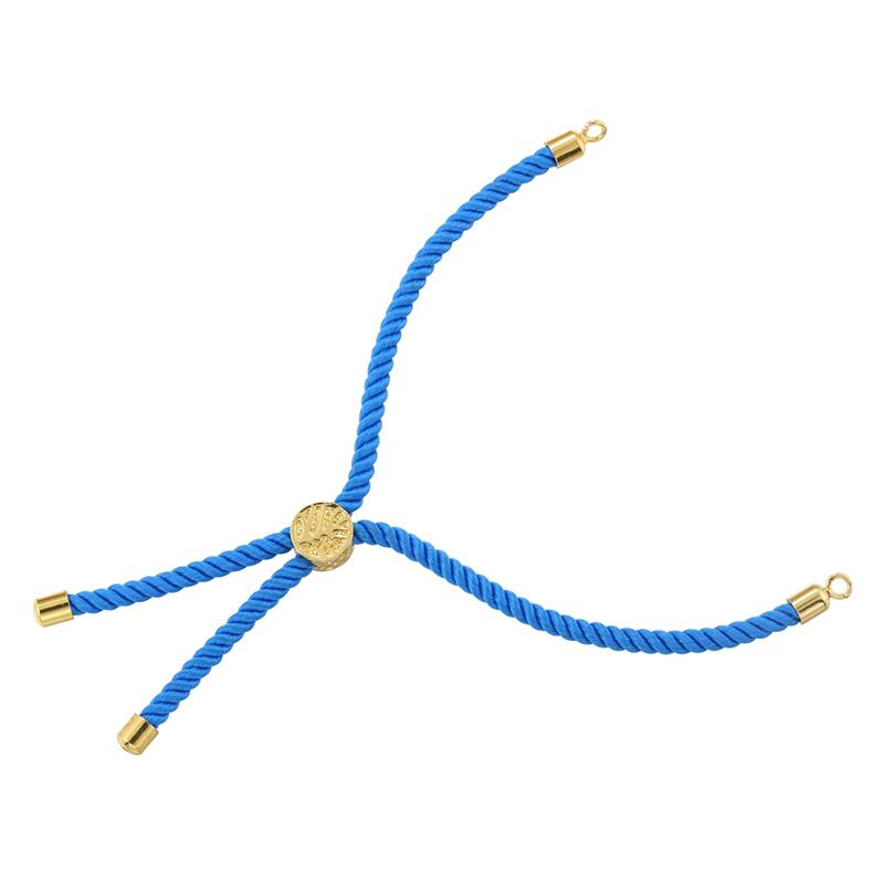 ZHUKOU 14 colors Rope Bracelet for women DIY Jewelry accessories colorful Rope bracelet chains Jewelry materials VL342