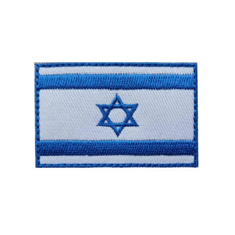Emblem Flags Israel Velcro Embroidery Patch Cloth Backpack Accessory Decorations