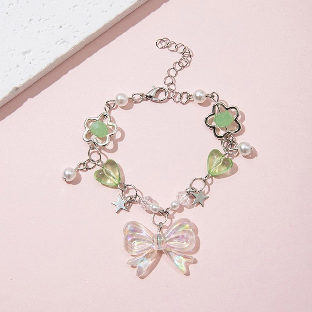 Elegant Beaded Necklace/Bracelet Handmade New Chinese Style Crystal Bead Jewelry for Ladies Fashionable Accessories