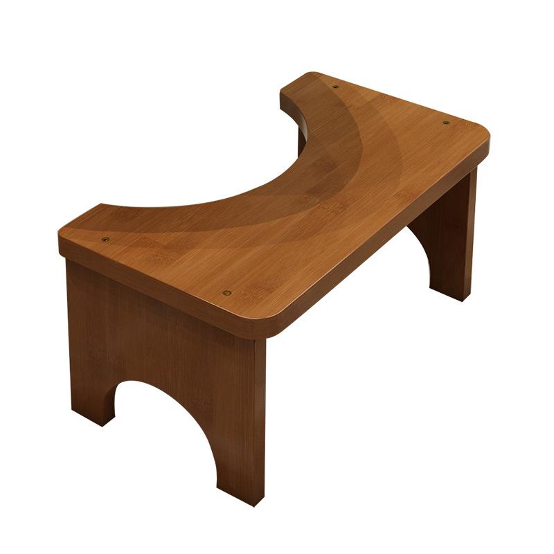 Children's Bamboo Toilet Footstool & Squat Assistance Pedal