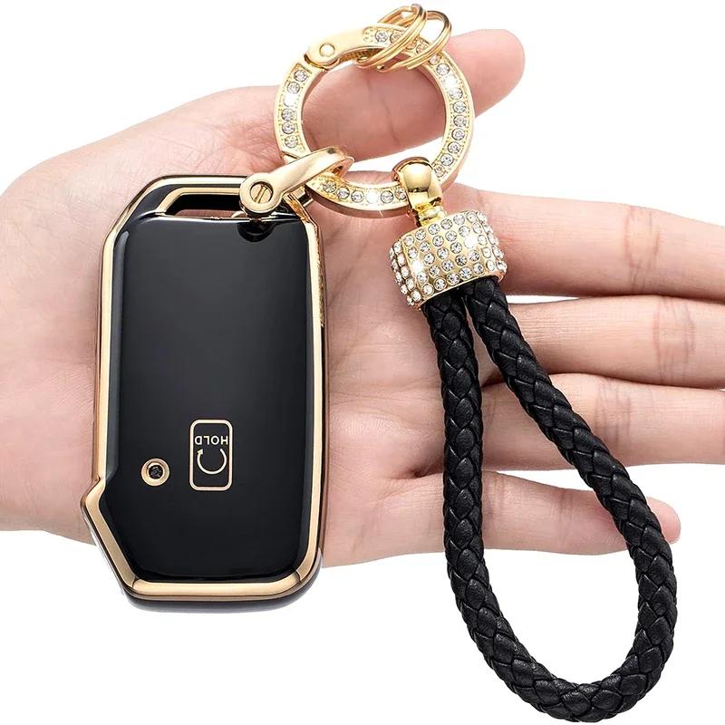 5 Buttons Tpu Auto Key Fob Cover Case Housing Remote Fit For Kia Sportage R Gt Stinger Sorento Ceed Cerato Forte Niro Soul Telluride Keyless