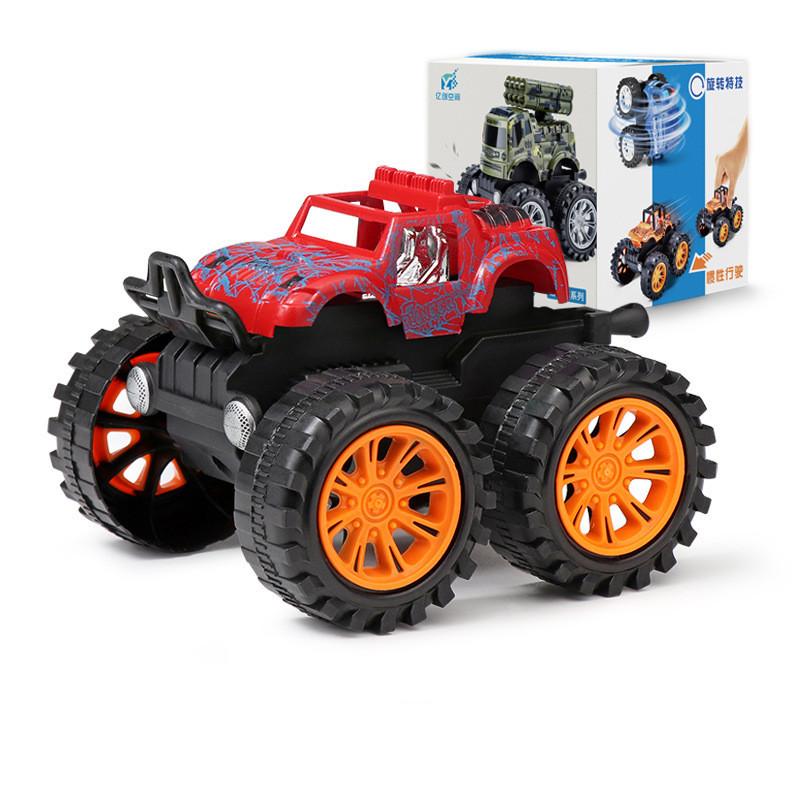 Inertia Toy Offroad Car Engineering Vehicle With Rotating Function For Play Kids