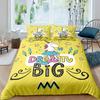 3D Cartoon Ben10 Duvet Cover with Pillow Cover Bedding Set  Single Double Twin Full Queen King Size Bed Set for Bedroom Decor