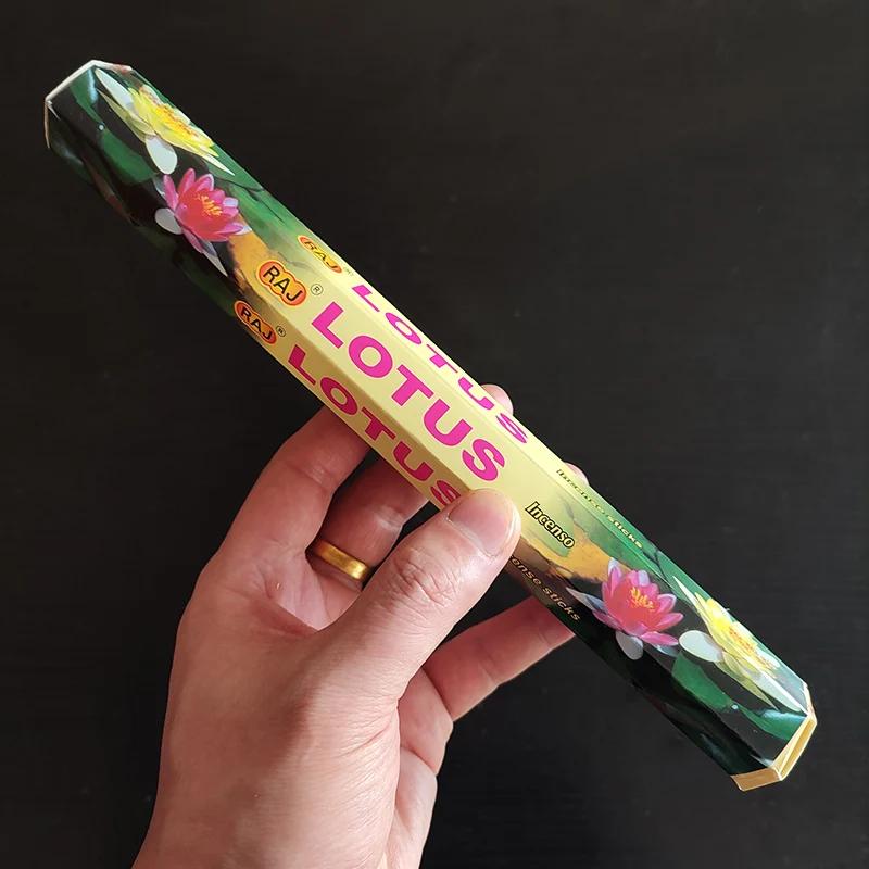 Y 20 Varillas/caja Incienso Indio Salvia Blanca Lavanda Aromaterapia LÍNEA PALO SANTO Varilla de Incienso Hogar Dormitorio Baño Fragancia para el Hogar Tibetano