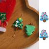 10Pcs Christmas Tree Glass Beads For Christmas Ornament Handmade Bracelets