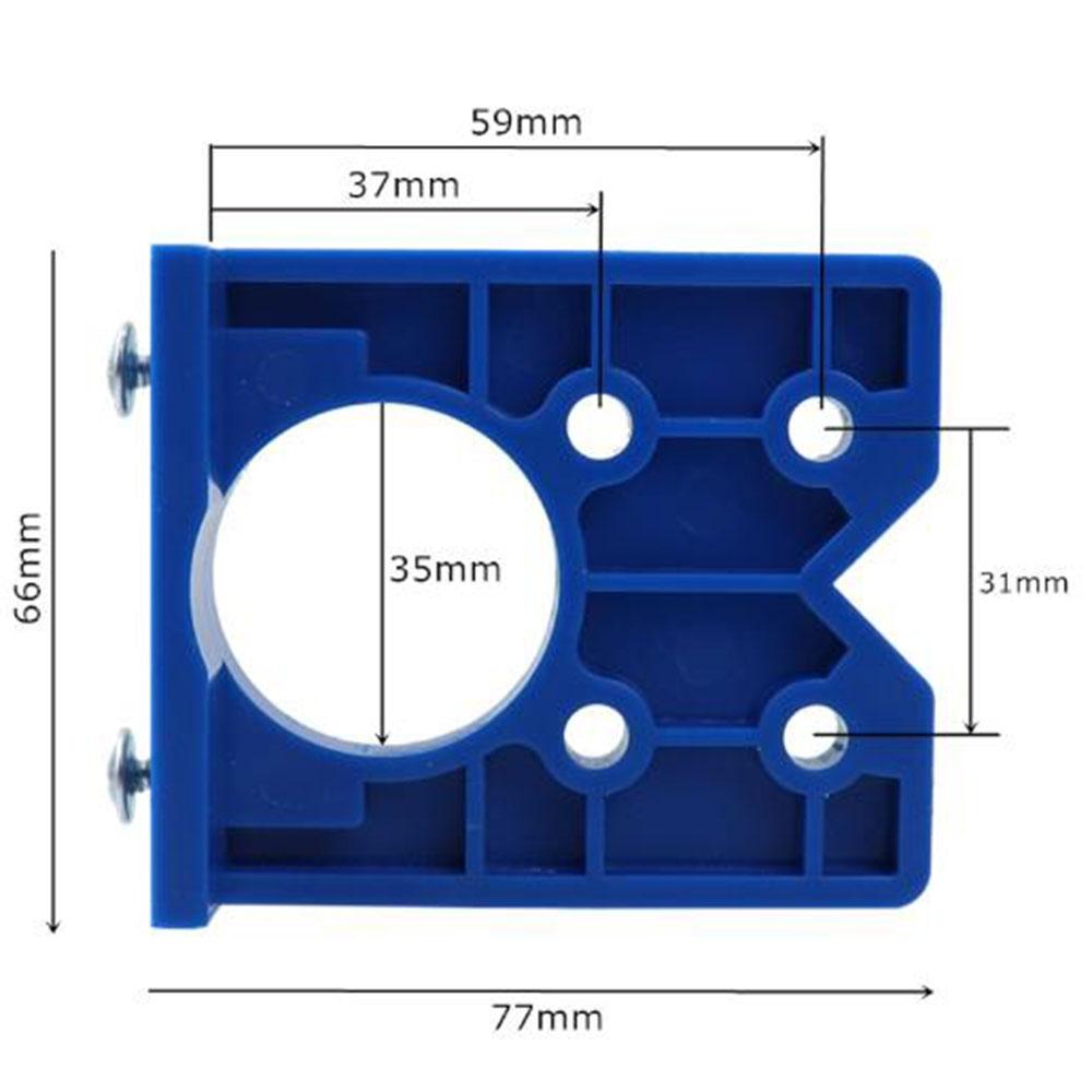 Mounting Hinge Jig Installation Woodworking Pocket Clamp Locator Tapper
