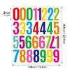 2-inch Digital Sticker Cut Die Self-adhesive Vinyl Vinyl Sticker Waterproof Number Identification Classification Digital Sticker