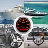 85mm Marine Auto GPS Speedometer 120KMCelsiusH Speed Odometer with 7 Color Backlight for Car Boat RV Yacht