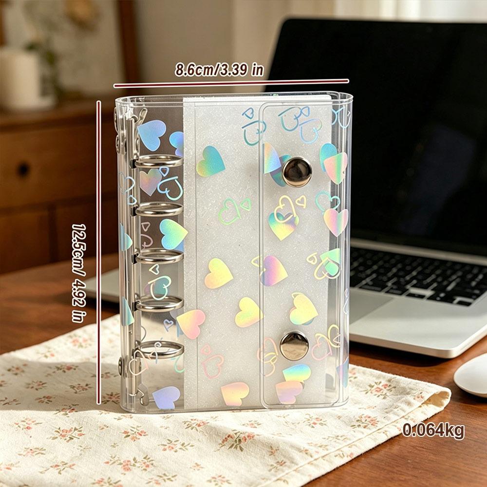 

PVC Binder Cover A5/A6/A7/M5 Planner Cover New Loose-Leaf Notebook Shell Journaling Scrapbooking M5