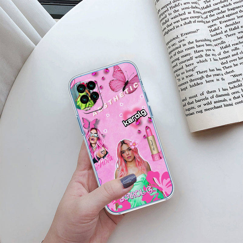 JO34 Karol G Phone Case for Motorola E22S E7 G6 G7 G8 G9 Plus Power Play G10 G20 G04 E30 E40 E22 E20 E13 G22 G23 G Stylus Play