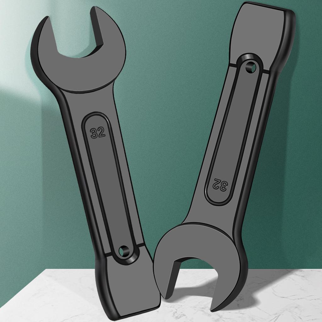 Open End Wrench Multifunctional Universal High Carbon Steel Wrench Manual Hardware Grip Tool 24/27/30/32/34/36mm
