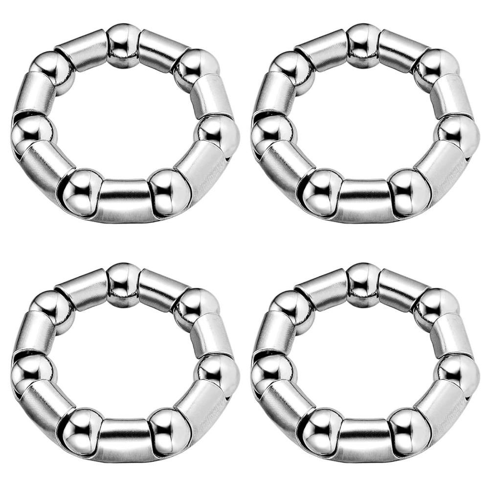 4 bicycle ball bearing cages, bicycle ball bearings, 8mm (5/16 inch) × 7 balls, bicycle parts repair accessories 4pcs ball bearing