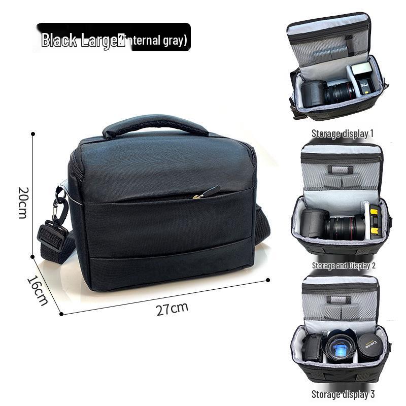 Axelremsväska för DSLR/spegellös kamera för Canon, Nikon, Sony, Fujifilm - Väska för utomhusfotografering