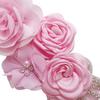 Wedding Belt Eye-catching Wear Resistant Fabric Rose Flower Wedding Dress Sash for Women