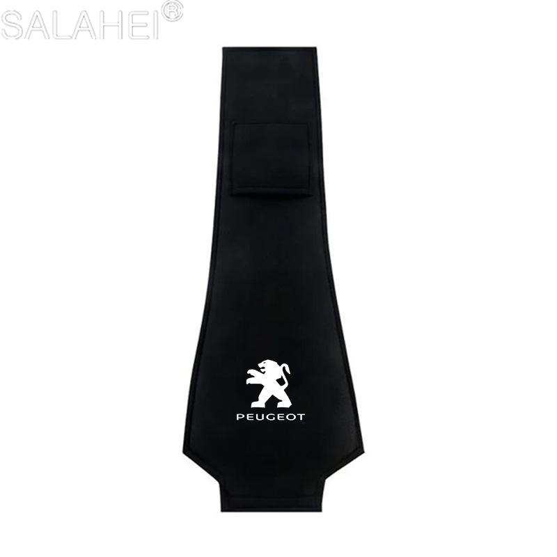 Car Headrest Cover Seat Head Pillow Neck Covers Accessory For Peugeot 408 4008 308 3008 Rifter 5008 508 2008 208 301 RCZ 108 608