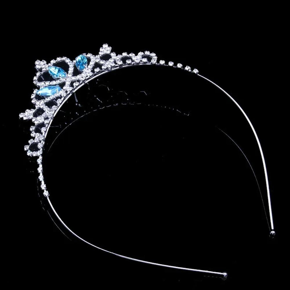 Birthday Accessories Princess Crown Headband Hair Jewelry Crystal Crown Fashion Rhinestone Tiara