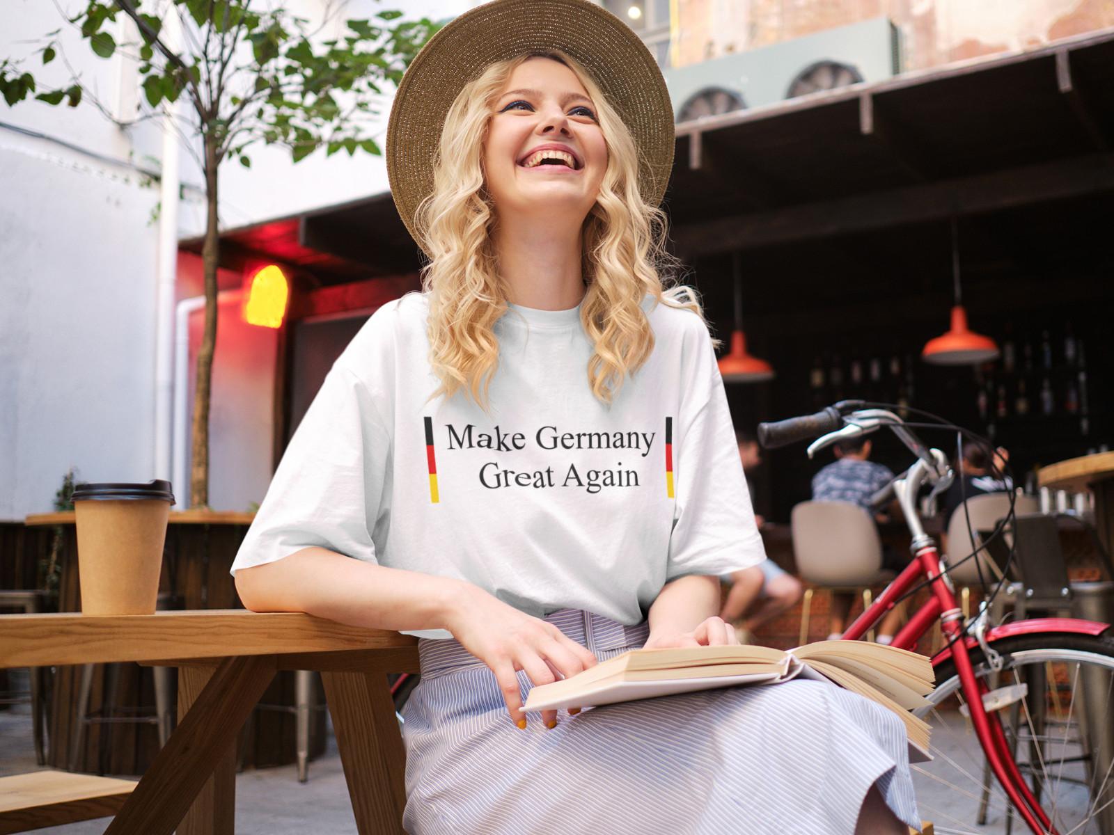 Make Germany Great Again Germany DE Afd Women s T-Shirt Mens Womens Tees Top Cotton S-XXXL M
