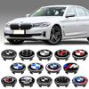 4Pc 56mm 60mm 65mm 68mm Car Wheel Center Hub Cap For BMW E34 E46 E39 E38 E90 E38 E36 F30 F30 F10 E92 Rim Cover Sticker Accessory