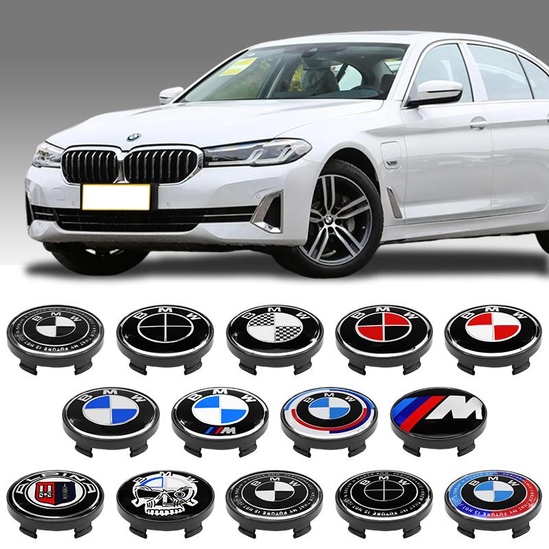 4Pc 56mm 60mm 65mm 68mm Car Wheel Center Hub Cap For BMW E34 E46 E39 E38 E90 E38 E36 F30 F30 F10 E92 Rim Cover Sticker Accessory