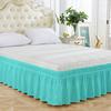Elastic Bed Skirt Solid Color Ruffled Bed Skirt Elastic Bed Skirt Multiple Colors Multiple Sizes